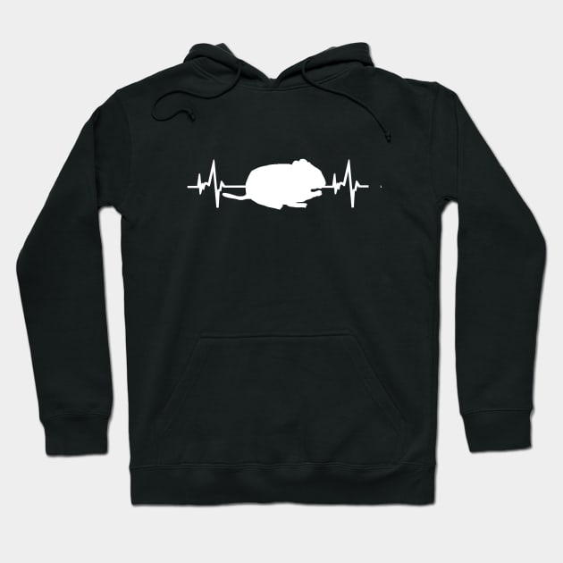 cute Degu heartbeat balance bike Octodon rodent Hoodie by FindYourFavouriteDesign